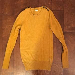 J Crew Mustard Sweater